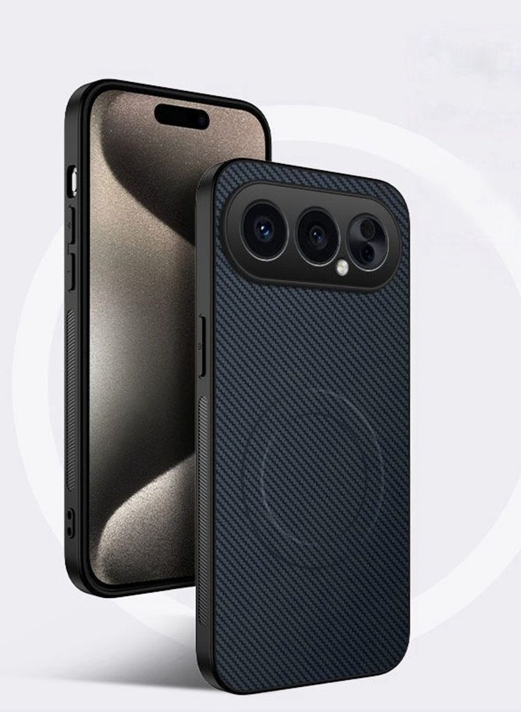 Magnetic Case for Honor 500 Pro 5G , Premium Twill Texture Case, Raised Camera Lens Protection，Military Grade，Fashion Shockproof Honor 500 Pro Cover ，Comfortable Touch - Image 1