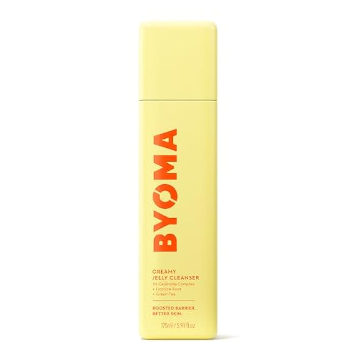 BYOMA Creamy Jelly Cleanser - Hydrating Facial Cleanser for Skin Barrier Repair -Tri-Ceramide Face Wash for Sensitive Skin & All Skin Types - Gently Removes Makeup & Excess Oil - 5.91 fl oz - Image 1