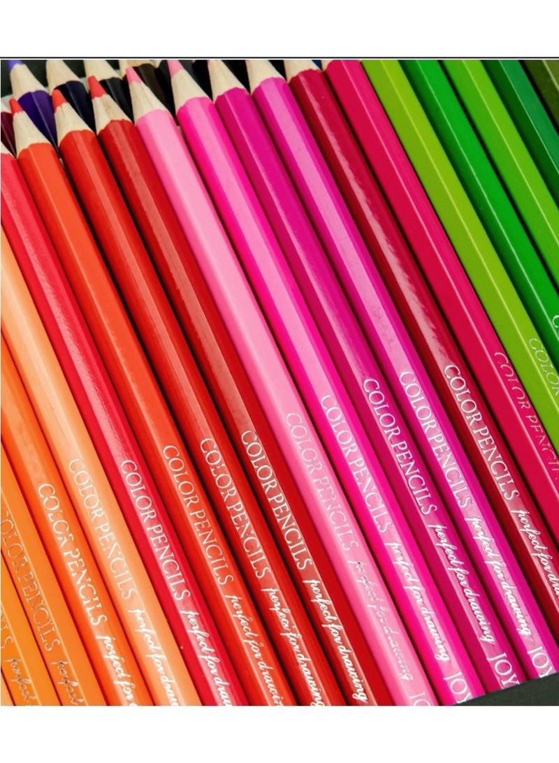JOYWISH 48-Piece Colored Pencils Set, Multicolor Oil-Based Drawing Pencils – Smooth Flow, Non-Toxic, for Students & Artists  - Image 3