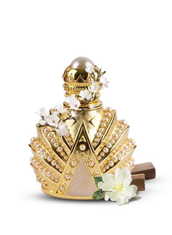 Oud Khaleeji Attar Bahrain Pearl 12ML – Sweet Arabic Attar Perfume Oil – Non-Alcoholic Long Lasting Halal Fragrance for Men & Women – Oriental Concentrated Perfume - Image 2