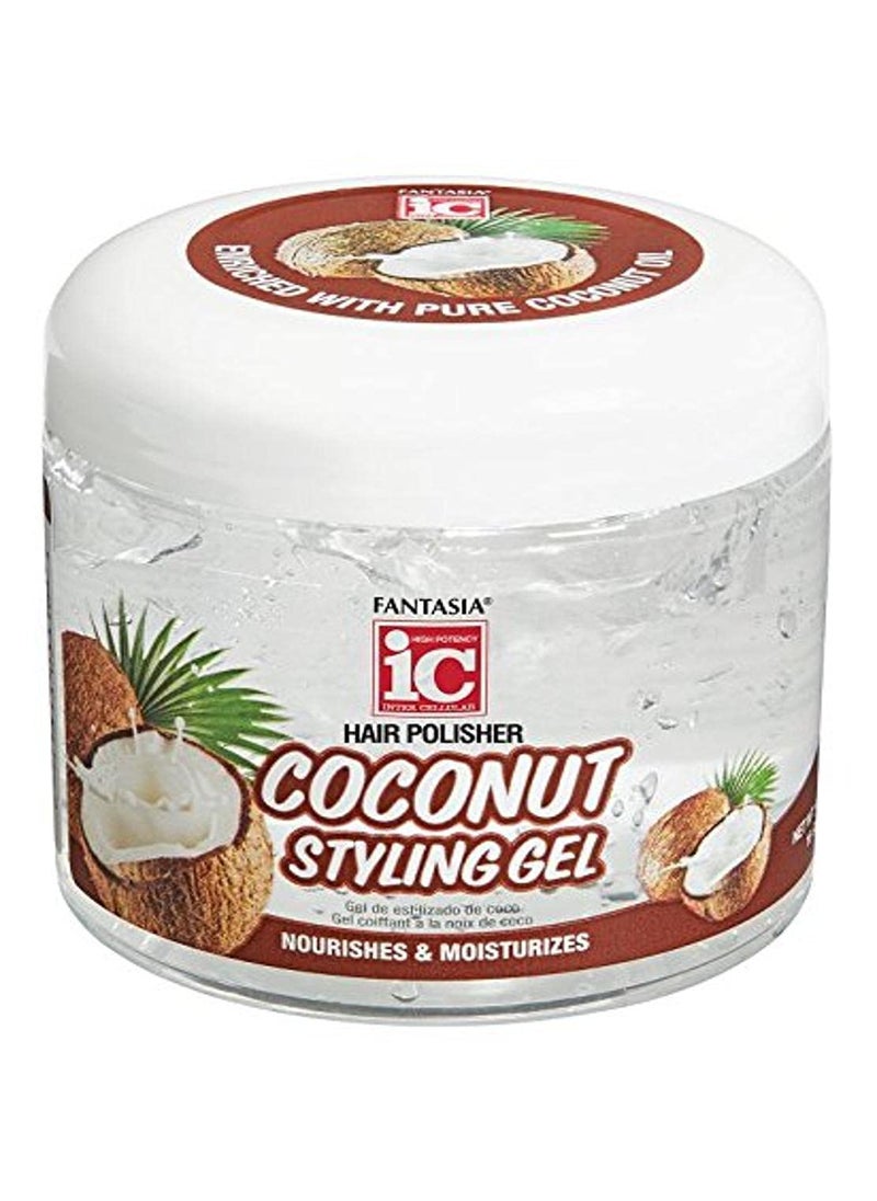 Fantasia Fantasia Gel Coconut Styling Gel 16 Ounce IC3310 