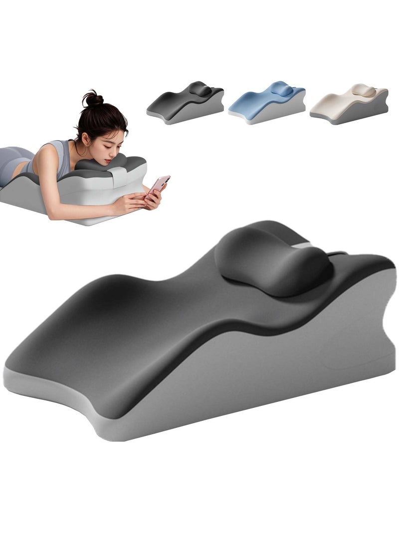 Arabest Relax Cush Pillow,2025 New Model Relax cush Ergonomic Pillow, Supports Posture in Any Position, Stomach Sleeping Pillow with Removable Cover,Suitable for Massage, Reading and Other Projects - Image 1