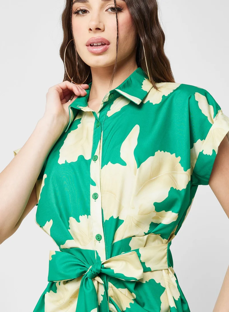 Ginger Floral Print Dress