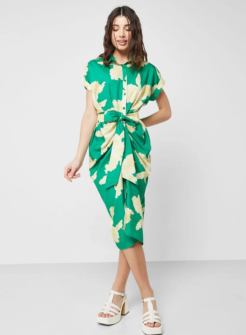 Ginger Floral Print Dress