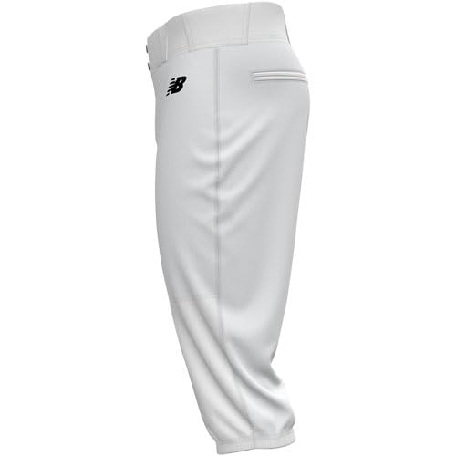 New Balance Men's Solid Knicker Baseball Pants White 2Xl - Image 4