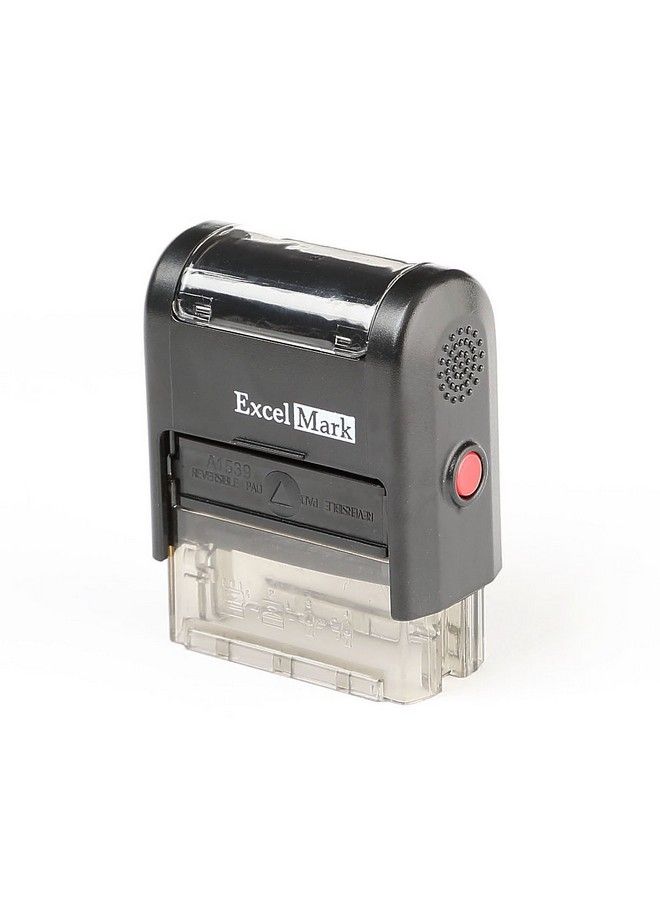 ExcelMark Discard Self Inking Rubber Stamp Red Ink (Excelmark A1539) - Image 4