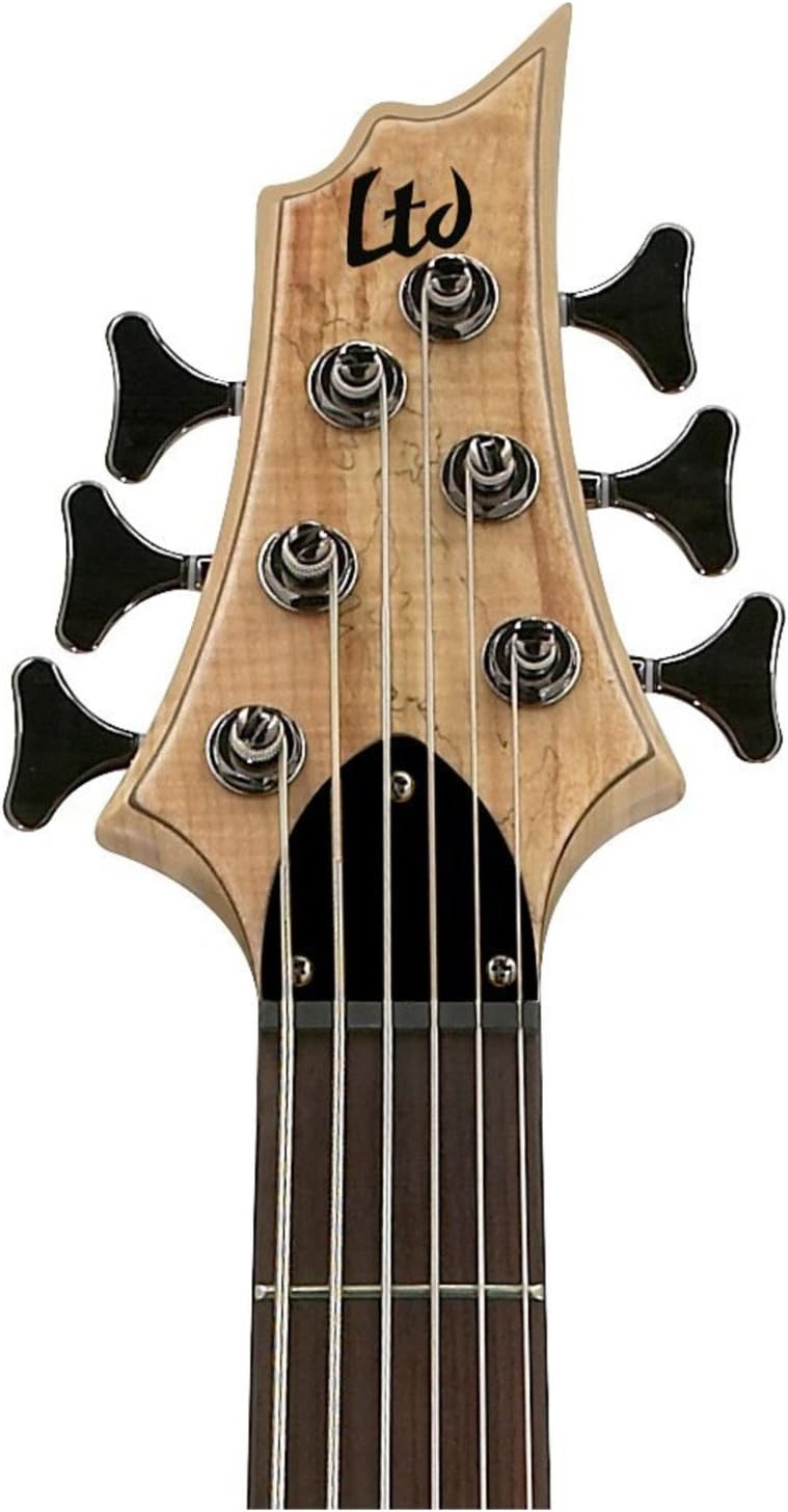 ESP جيتار باص كهربائي ESP LTD B206SM 6 أوتار من خشب القيقب المتناثر بتشطيب طبيعي ساتان - Image 4