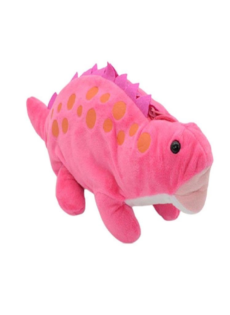 Eckek - Organizer Animal Dinosaur Student Pen Bag Plush Pencil Bag Dinosaur Pencil Case Storage Bag - Image 1