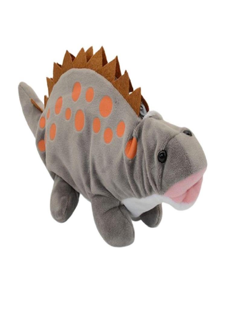 Eckek - Organizer Animal Dinosaur Student Pen Bag Plush Pencil Bag Dinosaur Pencil Case Storage Bag - Image 1