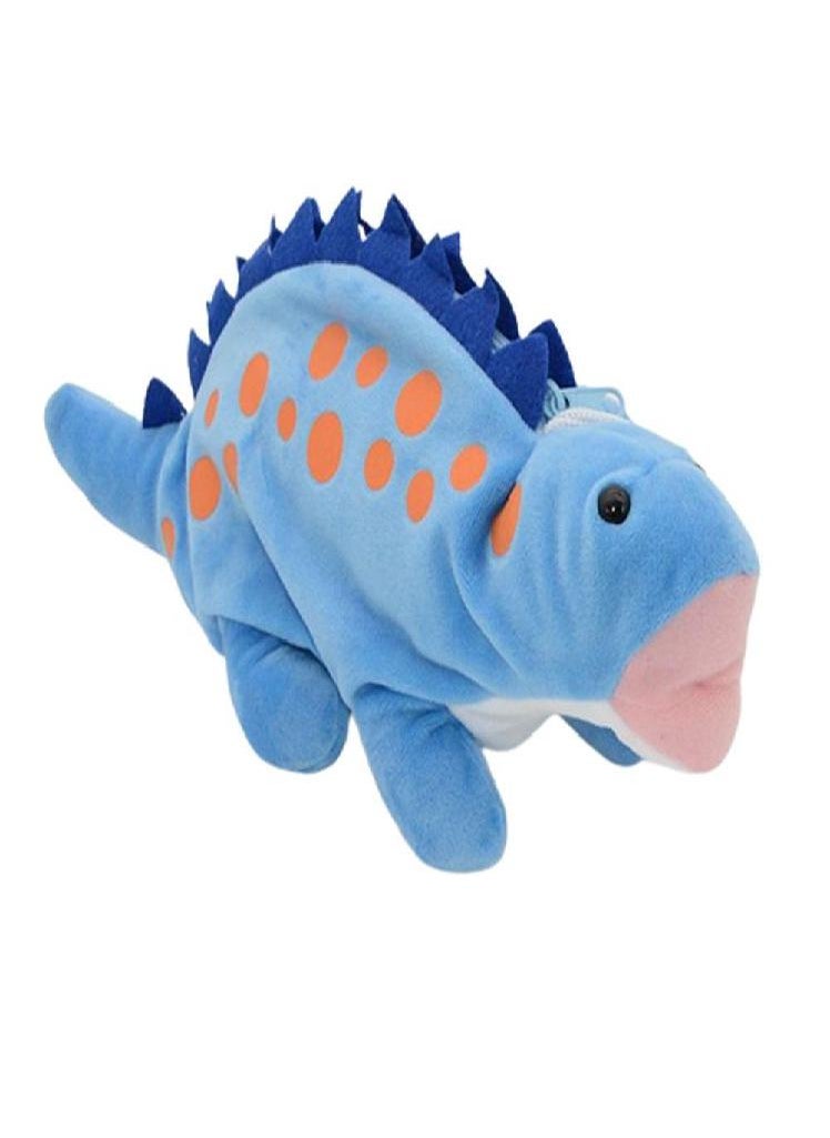 Eckek - Organizer Animal Dinosaur Student Pen Bag Plush Pencil Bag Dinosaur Pencil Case Storage Bag - Image 1