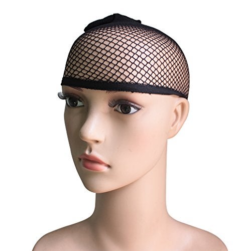 ColorGround Long Braided Prestyled Pink with White Cosplay Wig and 3 Black Bowknot - Image 5