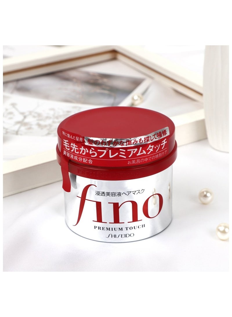 Shiseido Fino Hair Mask 230 g Deep Repair Hydration Nourishing Treatment for Damaged Dry Hair Enriched with Keratin and Moisturizers, Package May Vary - Image 3