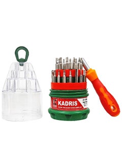 KADRIS Screwdriver Set ET1391, 31Pcs Magnetic Screwdriver Driver Bits Set, Non-Slip Drill Head Bits Screw Extractor Cross Slot Screwdriver for Power Screwdriver  - Image 1