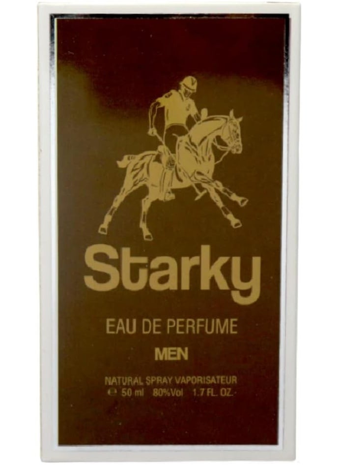 Starky - STARKY EUA DE PERFUME MEN Natural Spray Vaporisateur BROWN 50 ML - Image 1