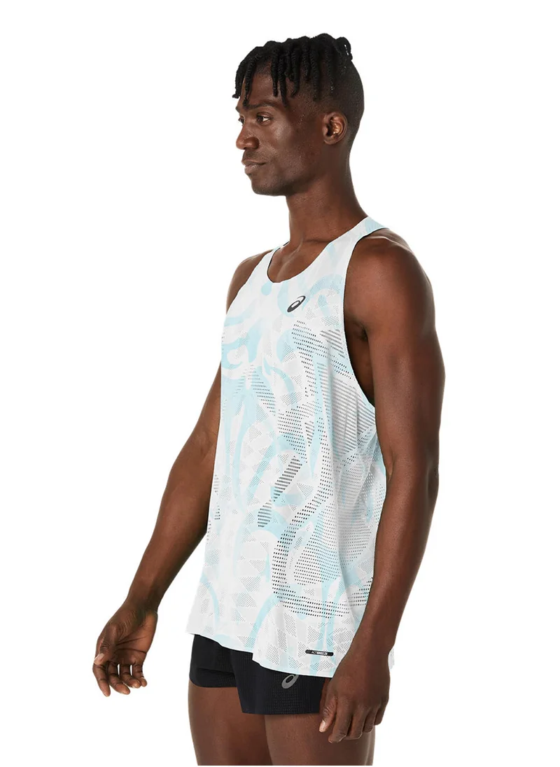 asics Metarun All Over Printed Singlet T-Shirt
