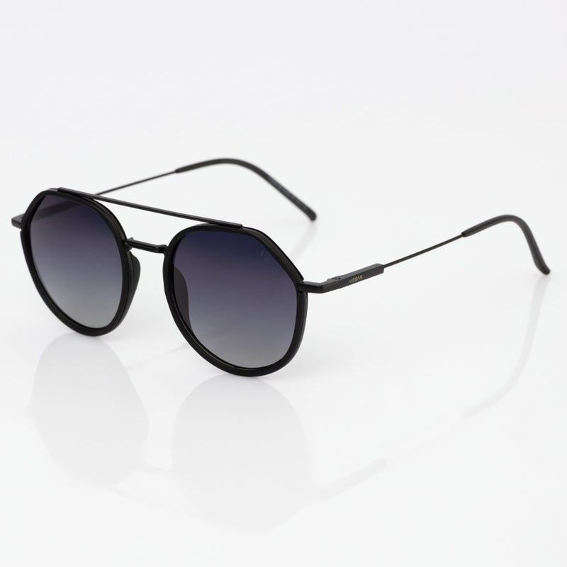 VEGAS Full Rim Hexagon Unisex Grey  Sunglasses V2073 S C3 - Image 1