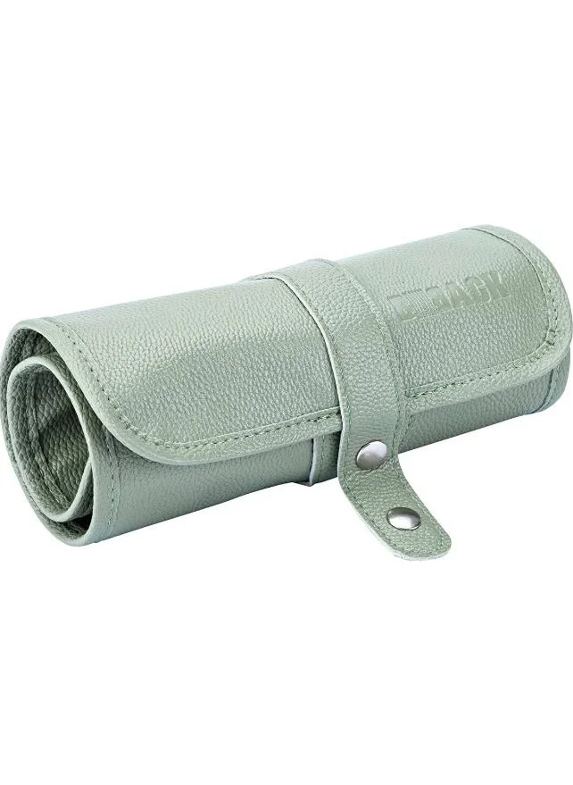 هوبي ماركت ارت Faux Leather Roll Pen Holder 36 Compartments Pastel Mint Green