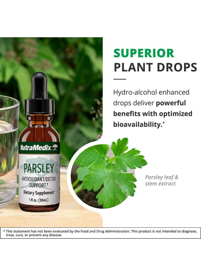 Nutramedix - Parsley Liquid Drops Parsley Extract Supplement For Detox Antioxidant And Cleansing Support May Help Ease Herxlike Reactions And Support A Healthy Inflammatory Response (1Oz / 30Ml) - Image 1