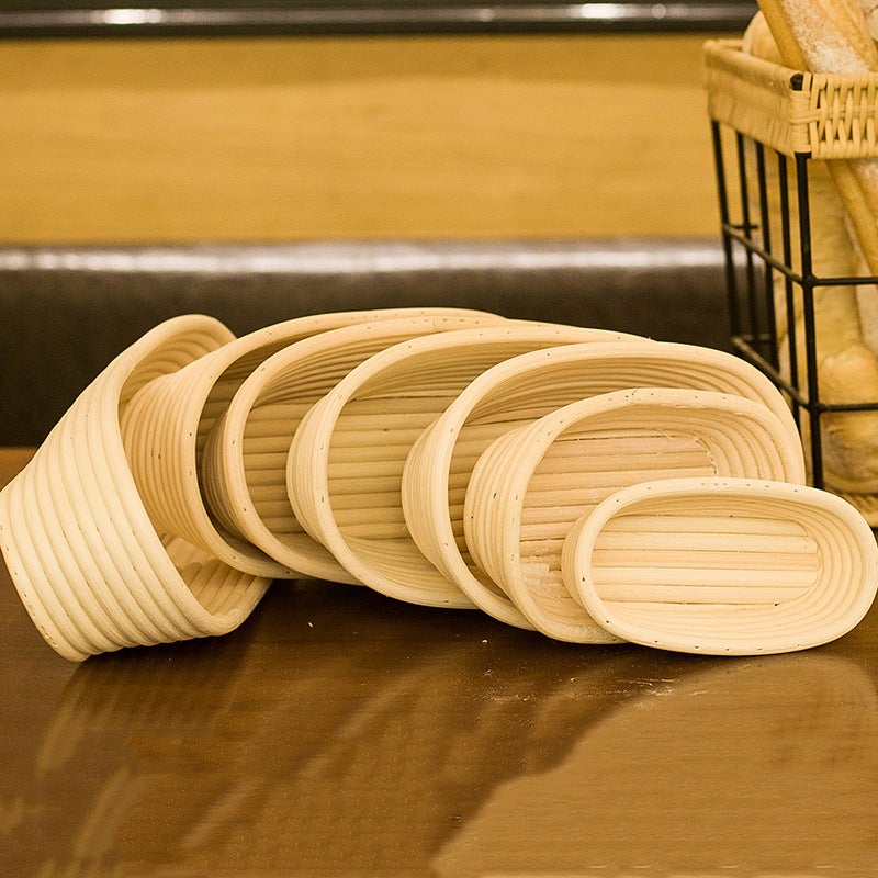 Factory Indonesian Vine Woven European Bread Fermentation Basket Bread Tools Round Mold European Bread Fermentation Basket - Image 4