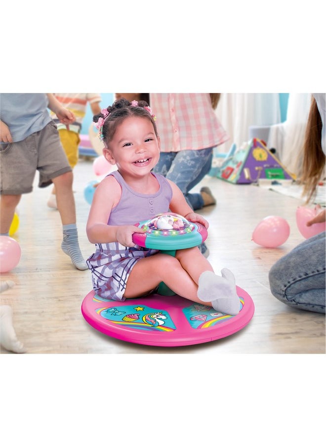 MindSprout Light-Up Unicorn Twister | 360° Sit Twist and Spin, LED Lights & Music Toddler Toys Age 2, 3, 4, Birthday for Girl Boy 18 Months +, Kids Toy Indoor or Outdoor for 2 Year Old, toddler Christmas gifts  - Image 3