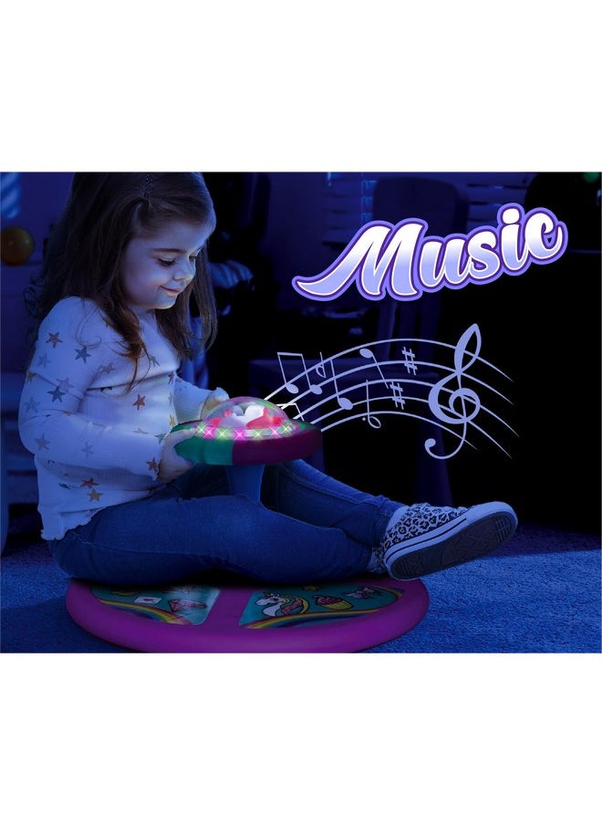 MindSprout Light-Up Unicorn Twister | 360° Sit Twist and Spin, LED Lights & Music Toddler Toys Age 2, 3, 4, Birthday for Girl Boy 18 Months +, Kids Toy Indoor or Outdoor for 2 Year Old, toddler Christmas gifts  - Image 4