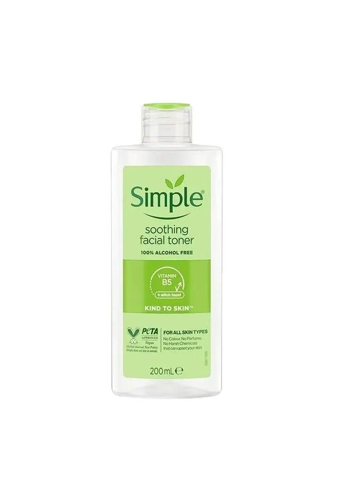 simple Kind To Skin Soothing Facial Toner 200Ml | Keeps Skin Toned & Refreshed And Restores The Skin'S Natural Ph Level | For All Skin Types - Image 1