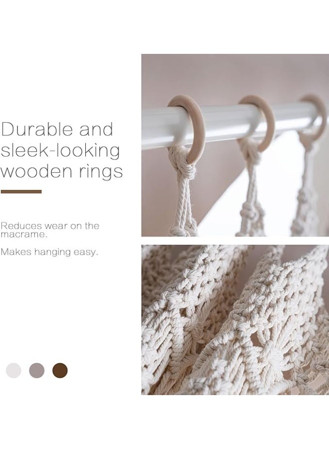 انتيكيانو ستارة باب مكرمية كبيرة بنمط بوهيمي - Image 3