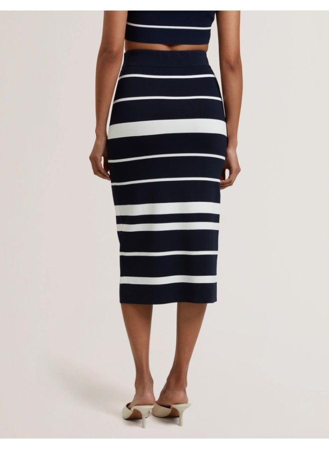 Ted Baker Striped Bodycon Knit Skirt - Image 5