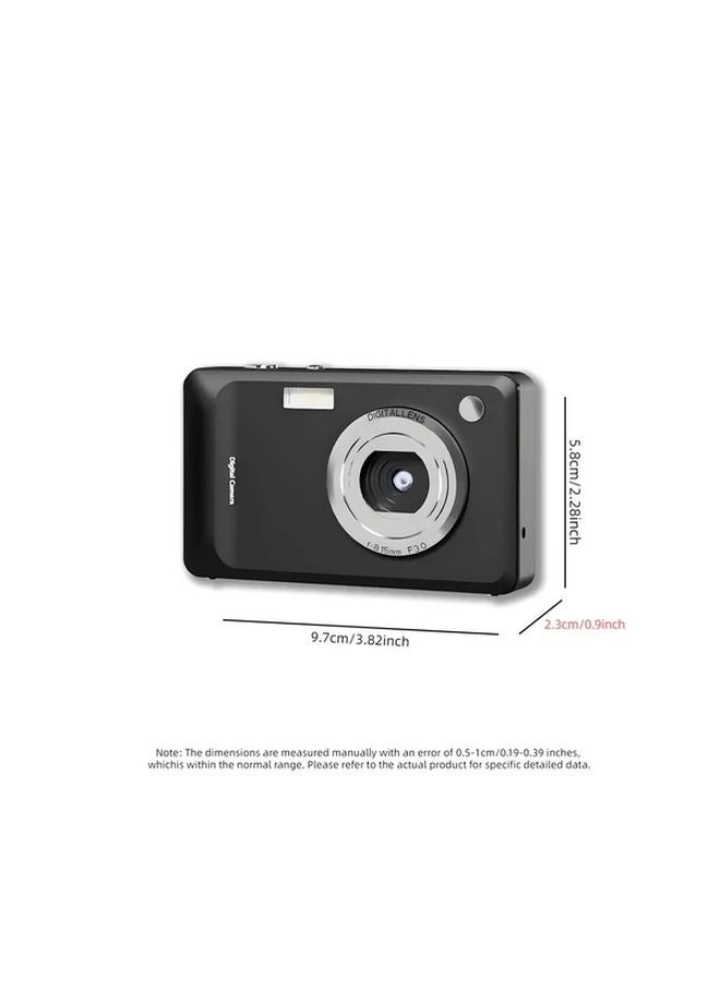 Lavender Digital Camera 1080P HD Vlogging Anti Shake 32G TF Card USB Type C - Image 2