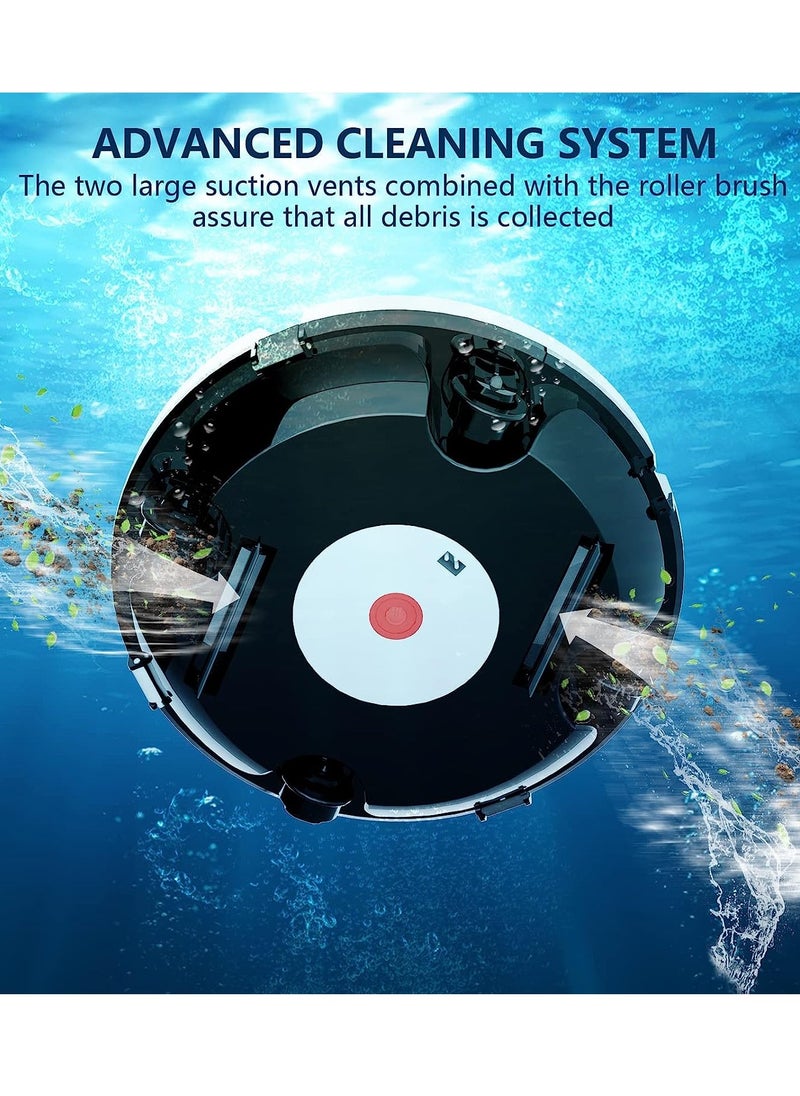 KASTWAVE - Cordless Robotic Pool Cleaner, Pool Vacuum for Above Ground Pool, Dual-Drive Motors, 90-120 Mins Working Time, IPX8 Waterproof, Lightweight, Auto-Dock Technology - Image 1