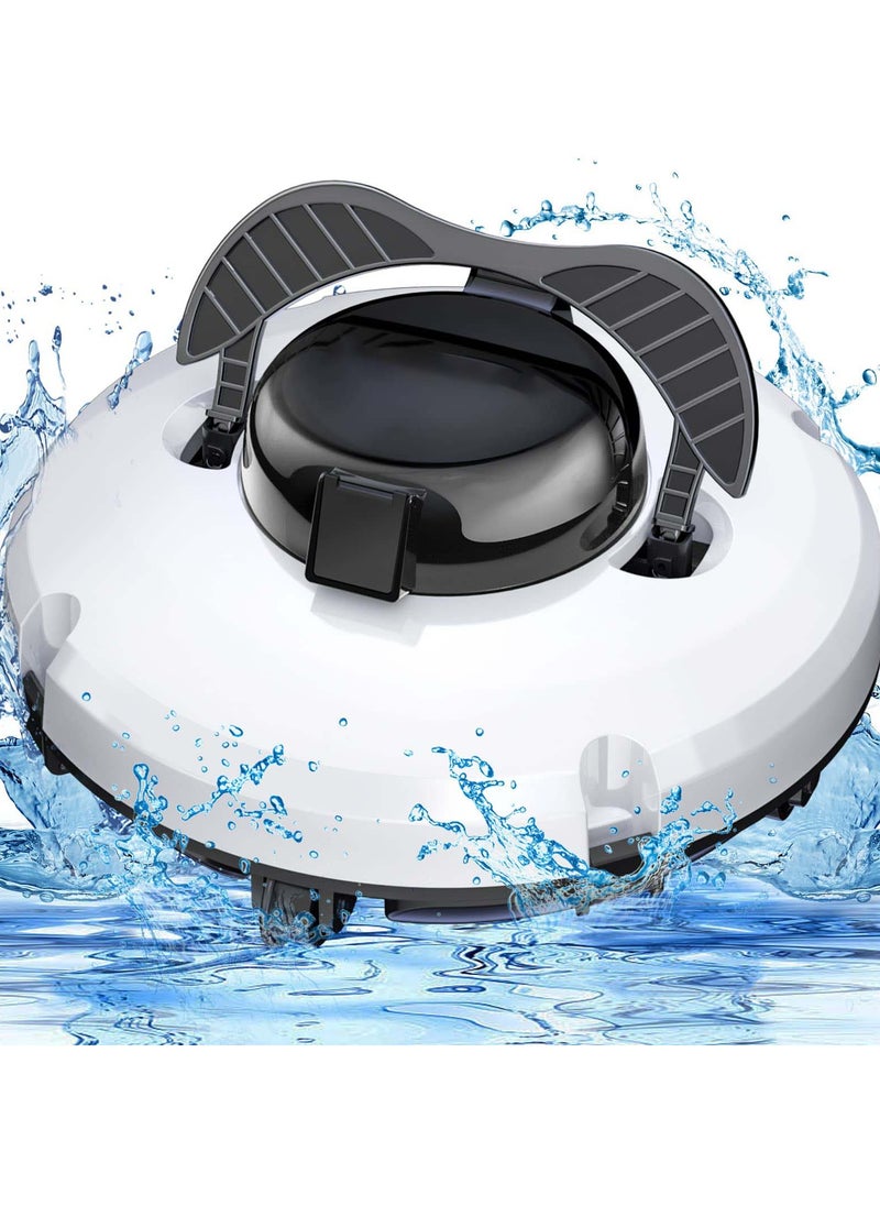 KASTWAVE - Cordless Robotic Pool Cleaner, Pool Vacuum for Above Ground Pool, Dual-Drive Motors, 90-120 Mins Working Time, IPX8 Waterproof, Lightweight, Auto-Dock Technology - Image 1