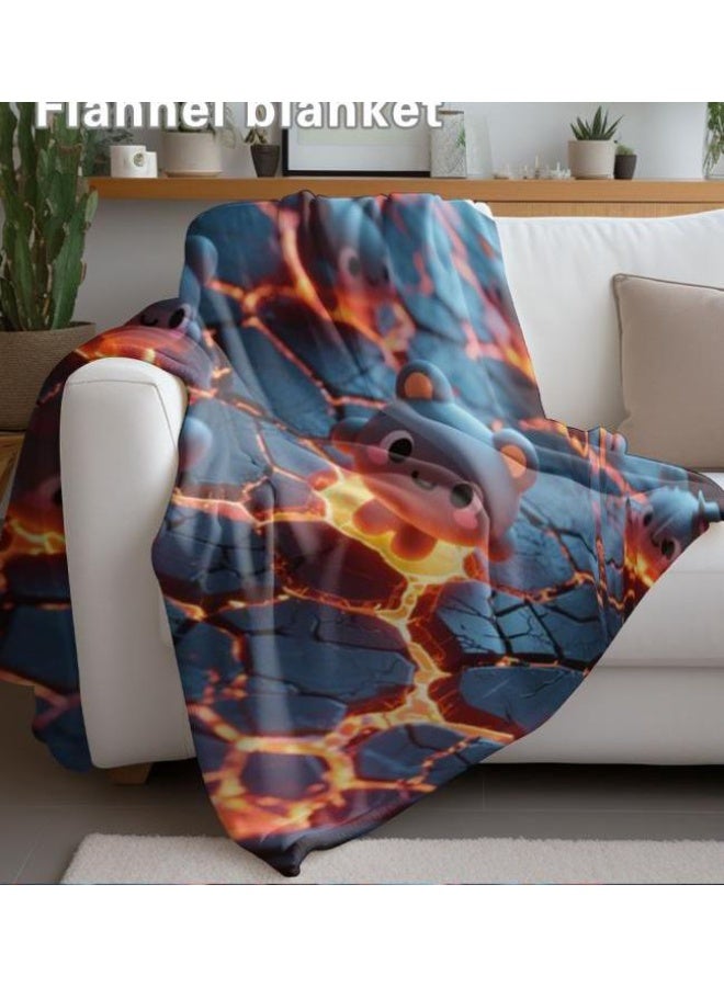 general Flannel thin blanket (warm and comfortable, suitable for sleep, gaming, dust removal and sandproof) 150cm*200cm - 430 - Image 4