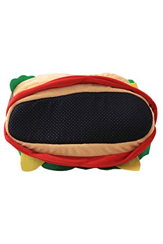 Joyshop Unisex Novelty Cute Plush Hamburger Slippers Adult Anti Slip Loafers - Image 3