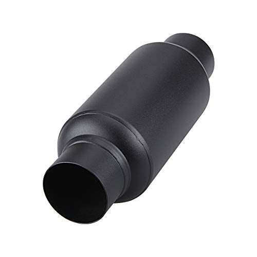 LCGP 2.5'' Inlet & 2.5" Outlet, Universal Resonator, 11.5'' Overall Length Stainless Steel Muffler/Weld On - Image 4