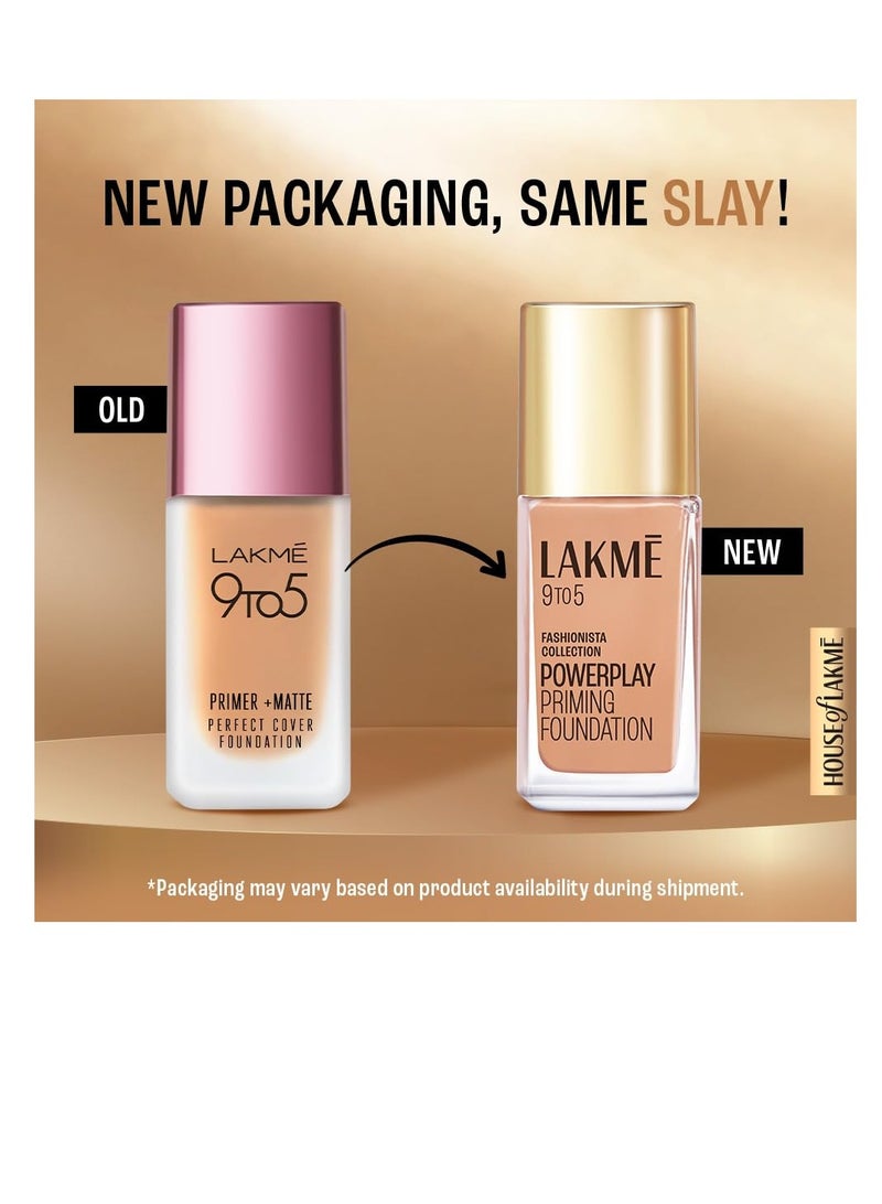 لاكمي كريم أساس لاكمي 9To5 برايمر مطفي بتغطية مثالية N340 لوز محايد 25 مل - Image 3