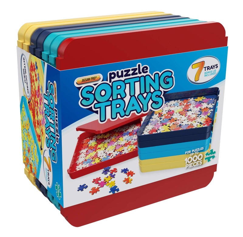 Buffalo Games - Puzzle Sorting Trays - 7 Count (Pack of 1) - Image 1