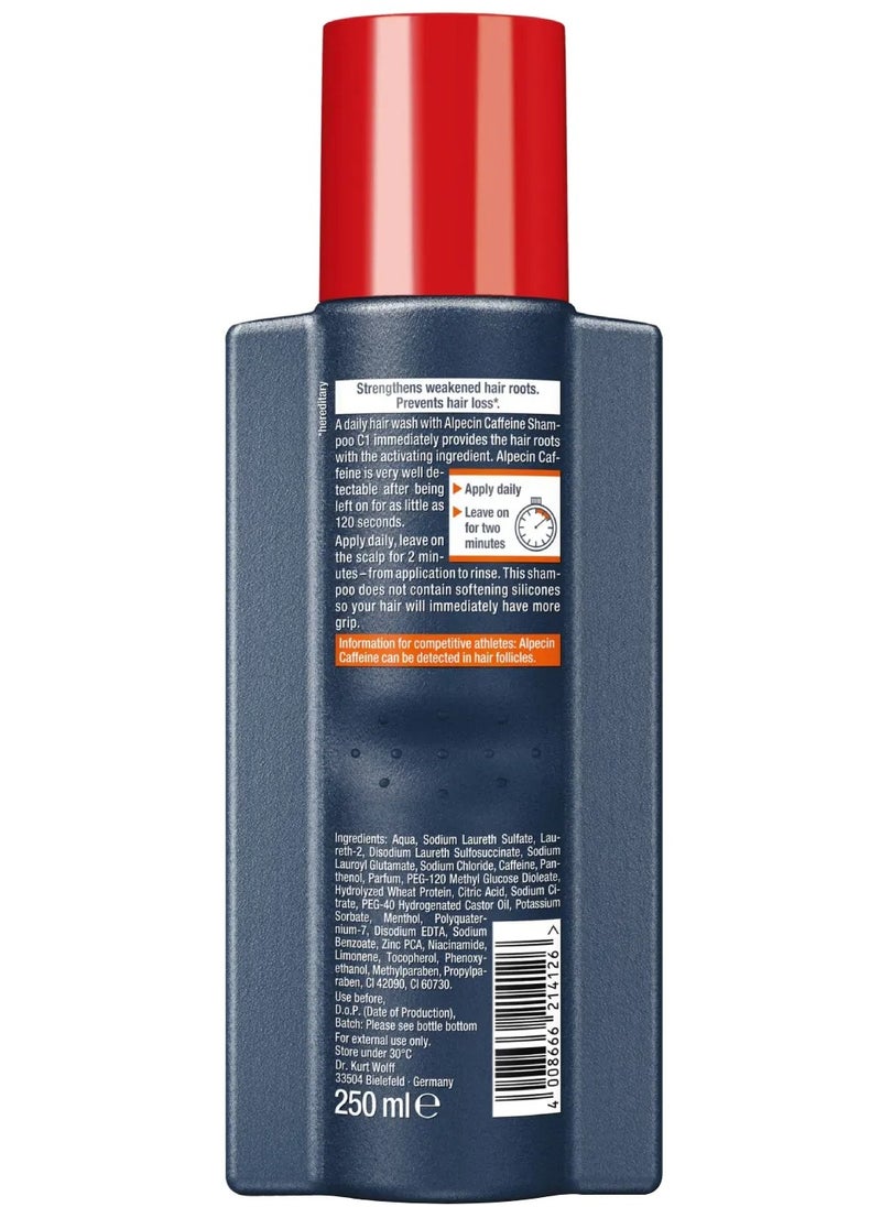 Alpecin C1 Hair Energizer Caffeine Shampoo 250ml  - Image 2