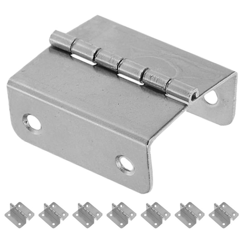 8pcs 180 Degree Four Fold Stainless Steel Butt Cabinet Hinges For Furniture And Cabinet Doors - Image 2