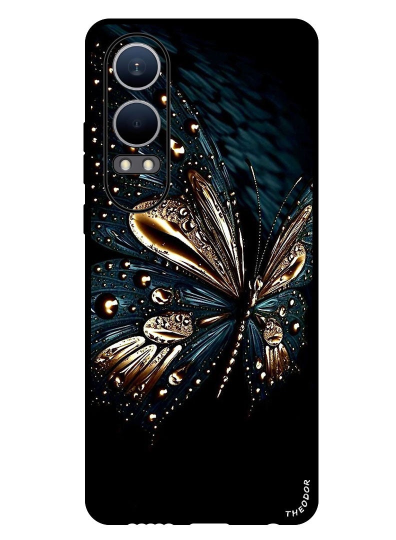 Theodor Protective Case Anti Scratch Shock Proof Bumper Cover For OnePlus Nord CE4 Lite Butterfly Abstract - Image 1