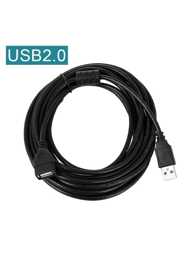 لافا كابل تمديد USB بطول 3 متر، من ذكر إلى أنثى، عالي السرعة، سلك تمديد طويل لنقل البيانات والشحن والطابعة ولوحة المفاتيح والفأرة والكمبيوتر الشخصي والكمبيوتر المحمول والكاميرا - Image 4