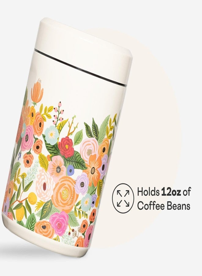 كوركسيكل علبة كوركسيكل لحفظ النضارة - تحافظ على نضارة القهوة ومواد المؤن - إغلاق محكم - ضاغط هواء داخلي - خالية من مادة BPA - هدية للأم - مثالية لعيد الأم أو عيد الميلاد - ورق رايفل - Image 3