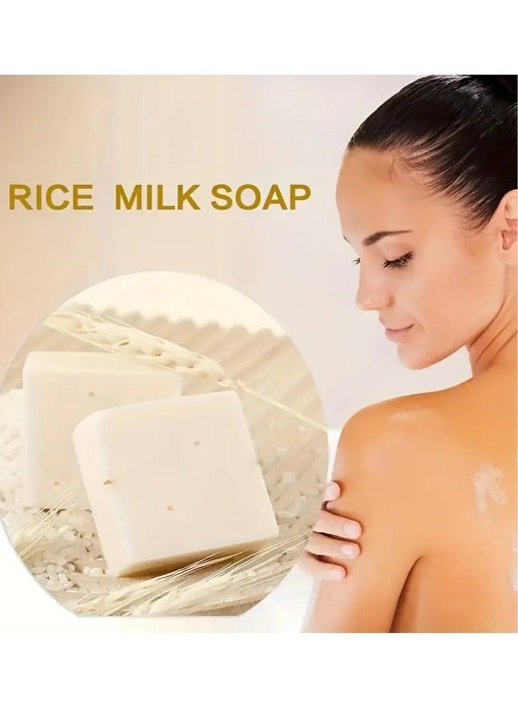 يوكانبي صابون حليب الأرز: غسيل لطيف للجسم لجميع أنواع البشرة-بدون كحول ، بدون عطر - Image 1