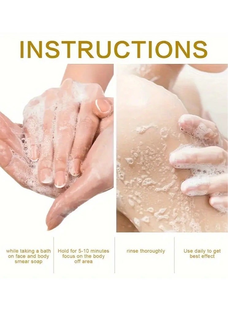 يوكانبي صابون حليب الأرز: غسيل لطيف للجسم لجميع أنواع البشرة-بدون كحول ، بدون عطر - Image 2