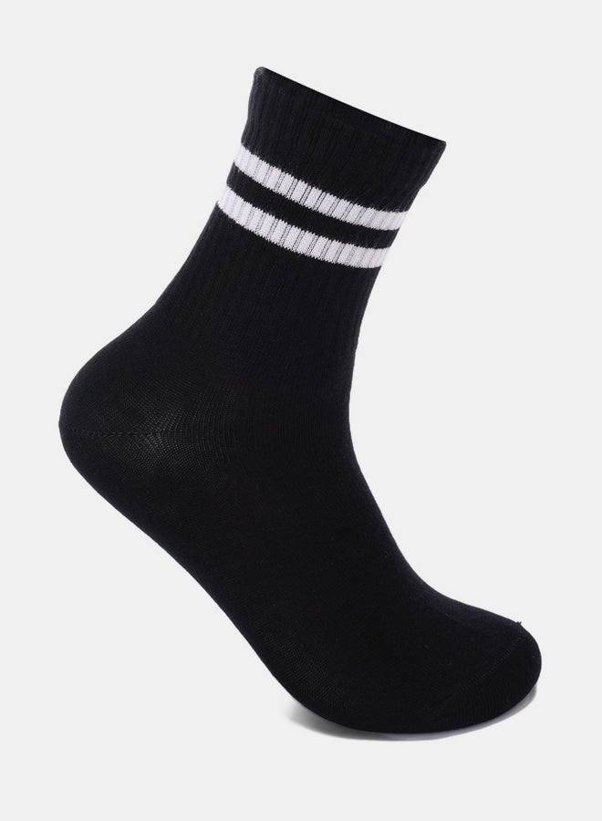 Clue Contrast Striped Socks - 1 Pair 
