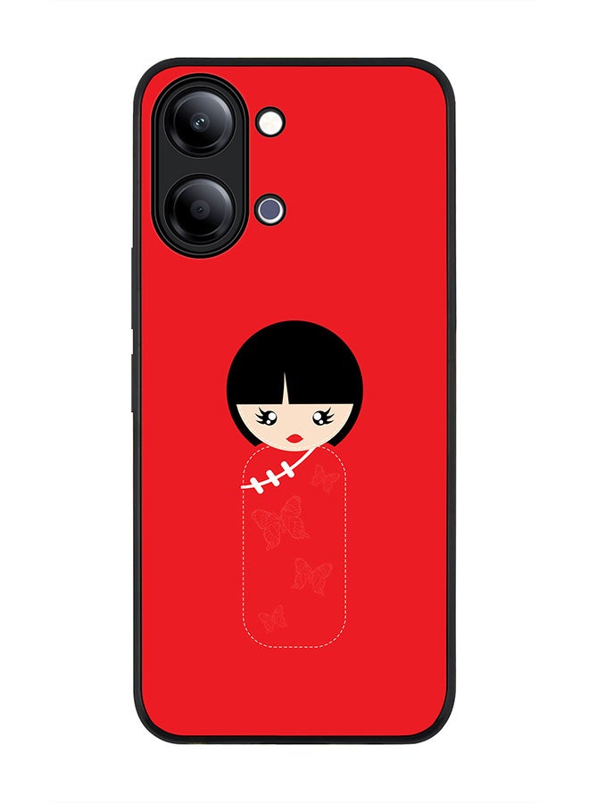 Stylizedd For vivo Y05 4G / Y6t 5G Case,Slim fit Camera Protection, Shockproof Thin Phone cover  - Chinese Doll - Image 1