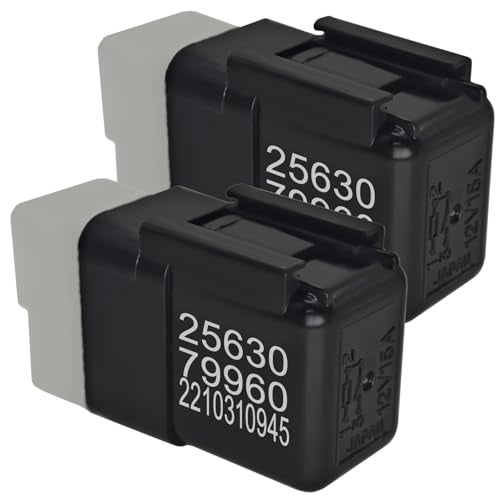 Formiden HR159T Horn Relay (Pack of 2) - 25630-79960 12VDC 15A 3-Pin Relay Compatible for Nissan 200SX 240SX 300ZX 350Z 370Z (1989-1998 Models) - Image 1