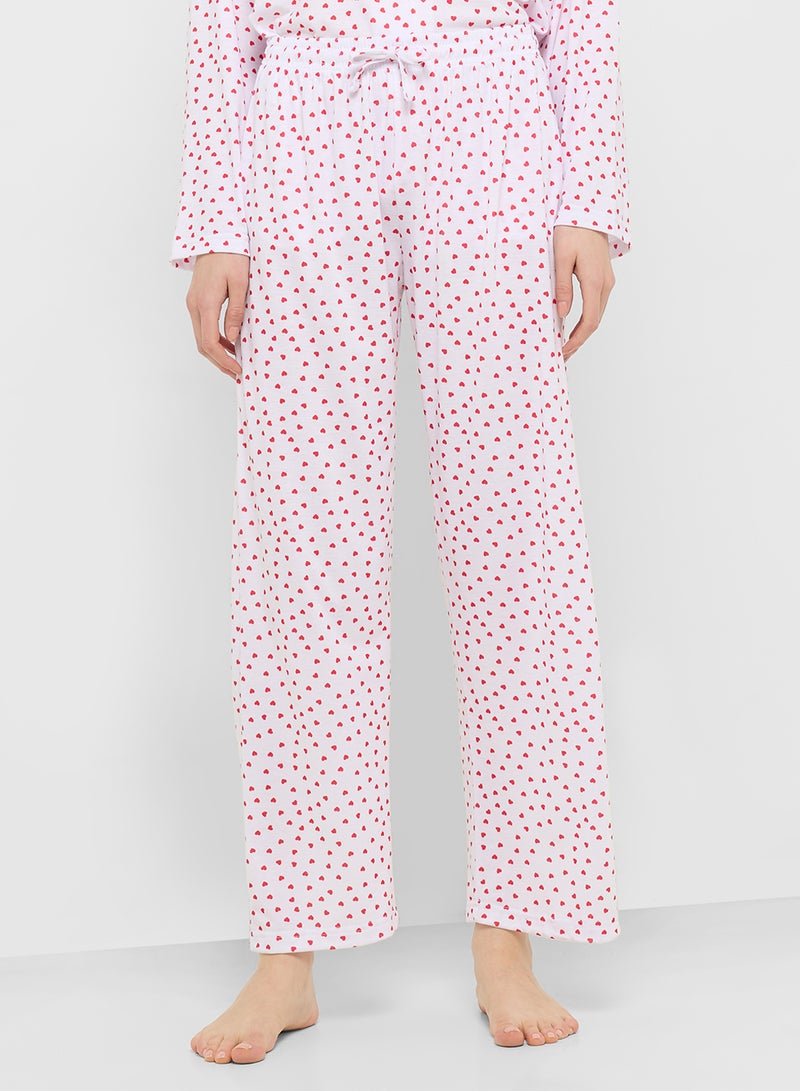 Ginger Cotton Button Up Shirt & Pyjama Set  - Image 4