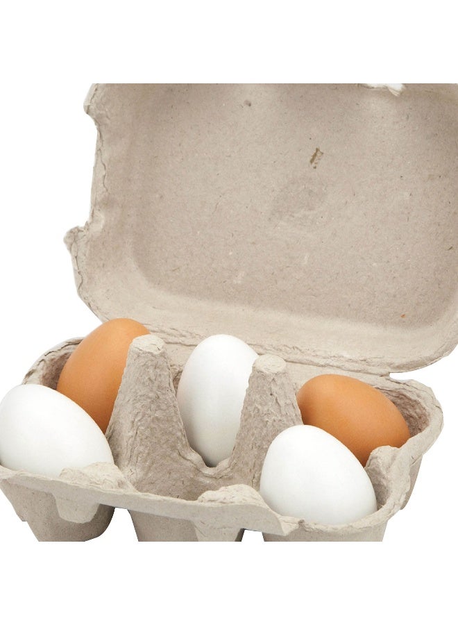 Viga بيض خشبي - 6 قطع - Image 3