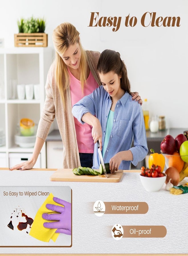 TheBaDaz Drawer Shelf Liner for Kitchen Cabinets, Non Adhesive Slip Resistant Shelf Paper Easy to Clean, Strong Grip Thickened Waterproof Washable Mats for Pantry Shelves, Cupboard, Dresser, 12 in x 10 FT - Image 4