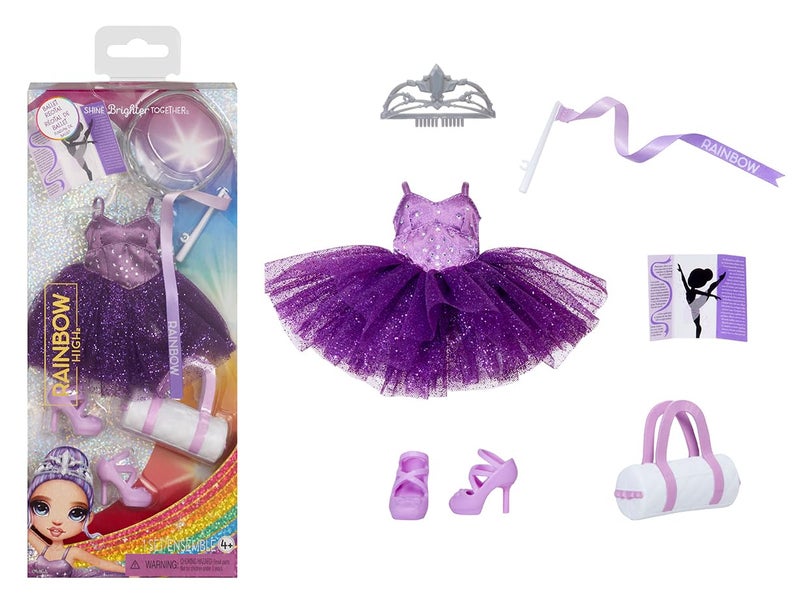 Rainbow High Fashion Pack Assorted Pack Includes 1 Random Outfit wShoes Jewelry and Play Accessories Which Outfit Will You Get Mix Match to Create Tons of Fun Looks Kids Toy Gift Ages 412 - Image 2